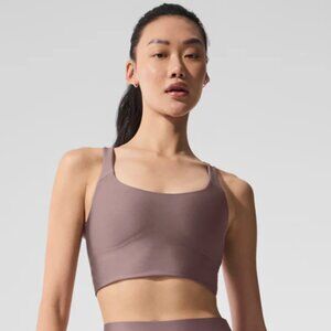 Alo Yoga Airlift Sleek Bra Tank - Mushroom